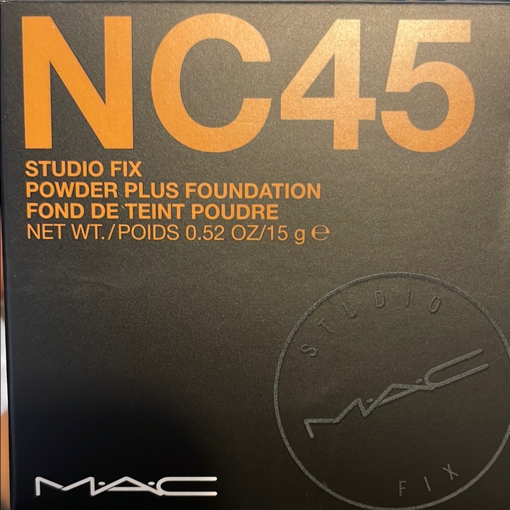 Original MAC Studio Fix Powder Plus Foundation NC45